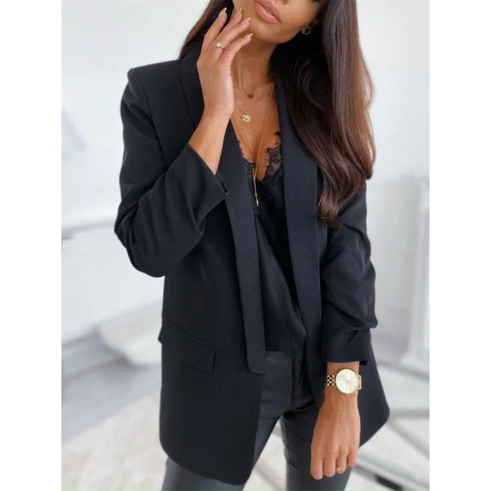 Women’s Classic Long Sleeve Blazer Jacket